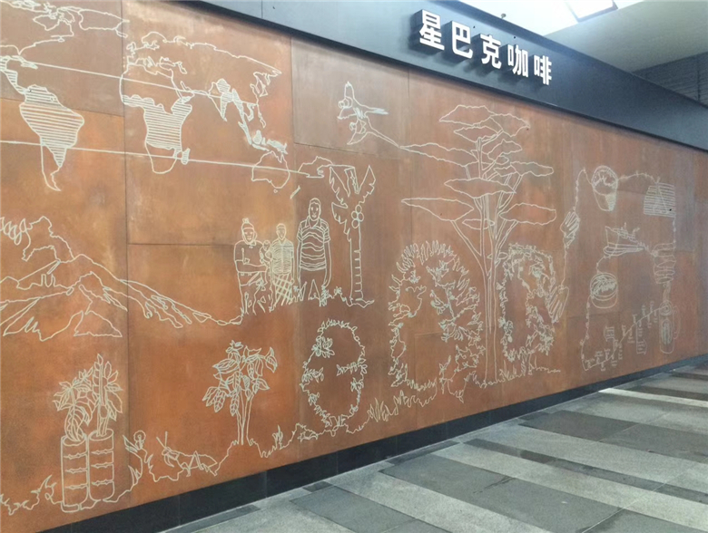 西陵耐候钢幕墙